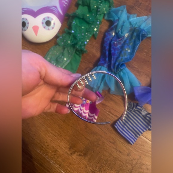 Sold!! American Girl Doll Wellie Wishers Lot Raft sled mermaid outfits crown - Picture 5 of 12